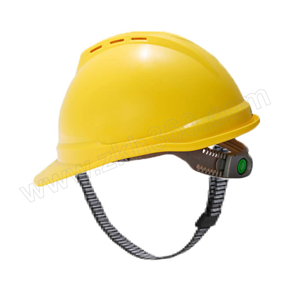 msa/梅思安 v-gard500 abs豪华型有孔安全帽 10146672 黄色 带透气孔