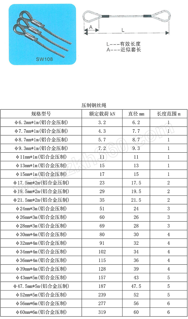 jstw/江苏天威包装规格:暂无类型:钢丝绳(铝合金压制)钢丝绳直径:15mm