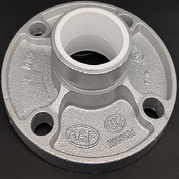 kf/卡耐夫 衬塑丝接法兰 cssjflrc4 rc4 球墨铸铁 银色 15个 1箱