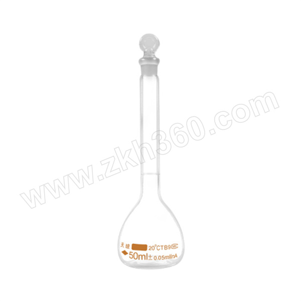 tianbo/天玻 容量瓶(a级)量入式in 5ml 透明 10个 1盒