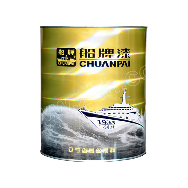 chuanpai船牌醇酸调和漆c034y07中黄20kg1桶