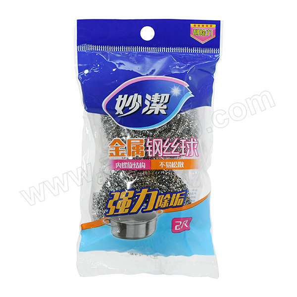 miaojie/妙洁 c型金属钢丝球 mhbc2 2只装 30包 1箱