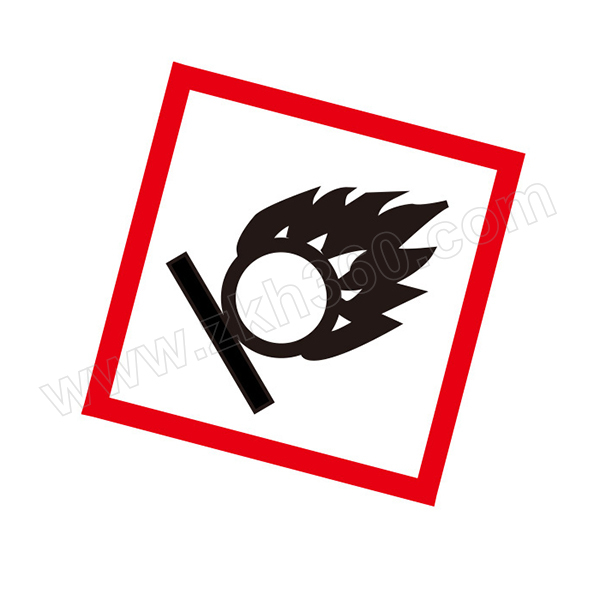 safeware/安赛瑞 ghs标签(氧化物) 39646 10×10cm pet不干胶 50片 1