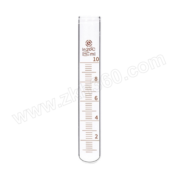 heqiglass/禾汽 刻度试管 b-001402 10ml 1只