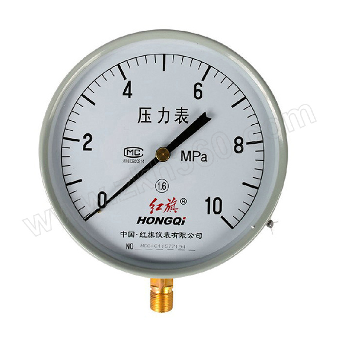 hongqi红旗径向压力表y1000016mpa1个