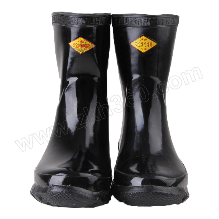 anquan/安全牌 高压橡胶绝缘靴 aqx-25 42码 工作电压15kv 1双