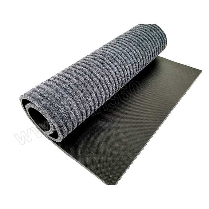 wanjie万洁双条纹地毯stwh灰色5m1m5mm1块