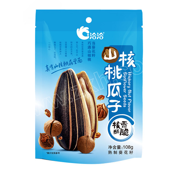 qq洽洽山核桃味瓜子164000108g32袋1箱