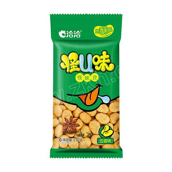 qq洽洽怪u味怪味豆五香味126326130g36袋1箱