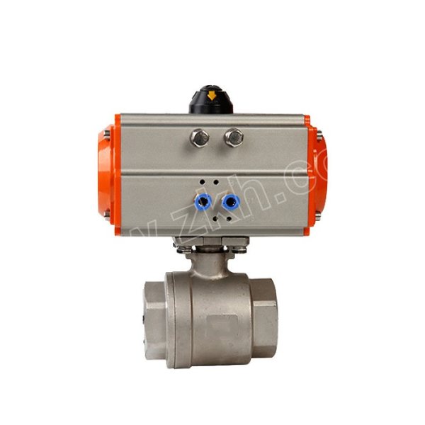 气动球阀双作用气动头q611f16pdn25304不锈钢阀体公称压力16bar1个