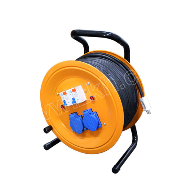 shenmai沈迈移动托线盘a04带215防水线50m拖线盘黄色防水线黑色1个