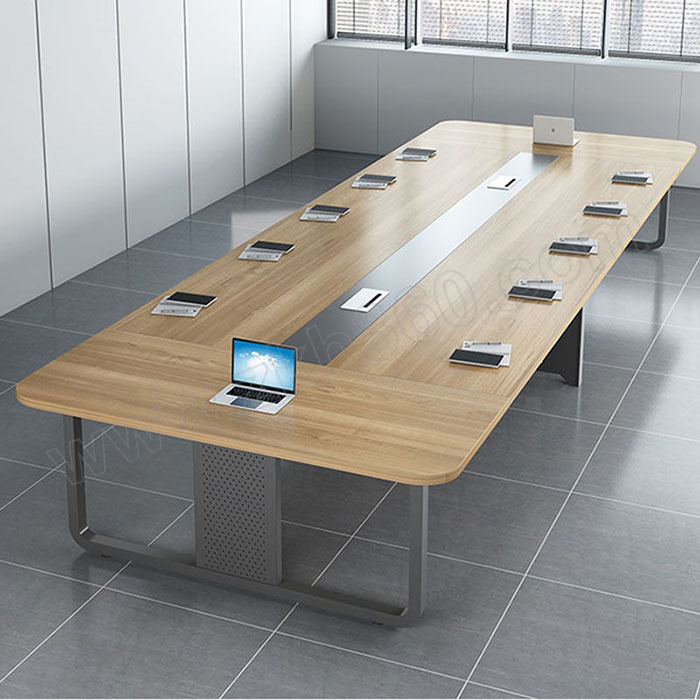 sansheng/三圣 板式钢架会议桌3m 3000×1300×750mm 1张