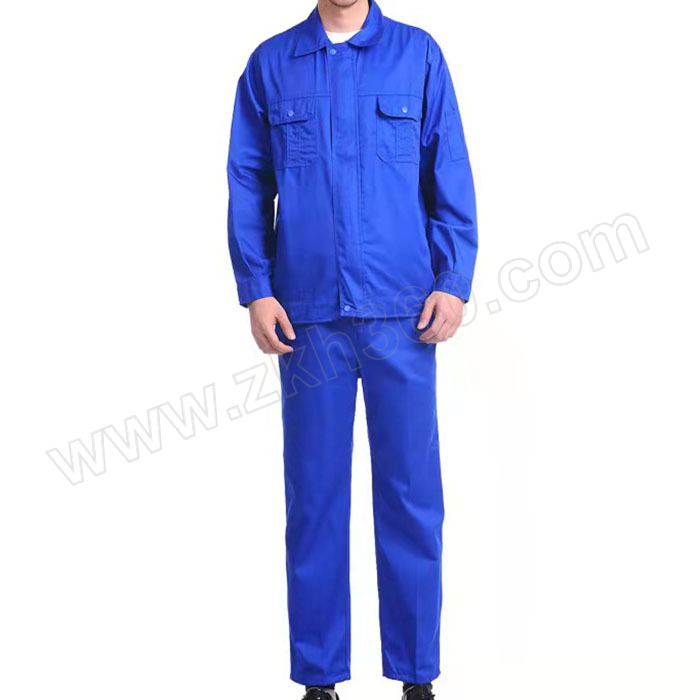 niclook 春秋涤卡长袖工作服 2021sf080 190码 宝蓝色 1套