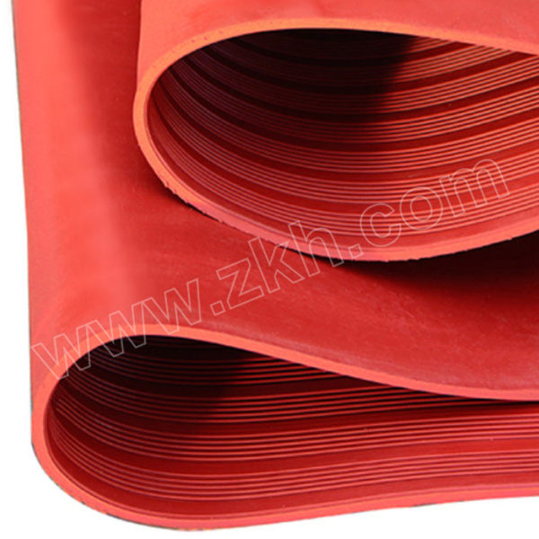 bomingda博铭达配电室高压绝缘胶垫条纹防滑胶板110m宽1m红色厚3mm5kv