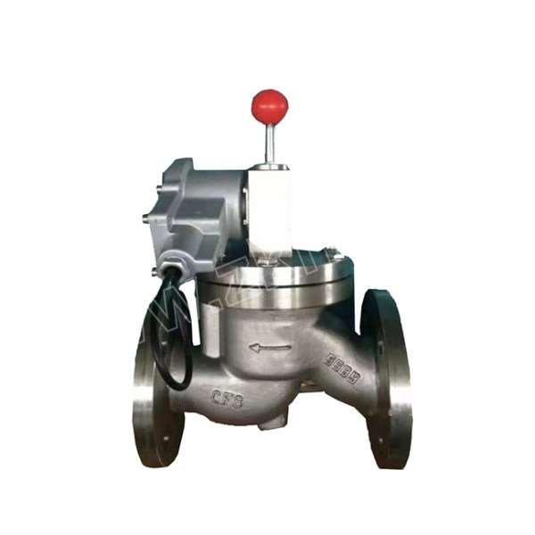 msnl梅索尼兰快速切断阀bzcrb16pdn25法兰连接接口304不锈钢阀体24v