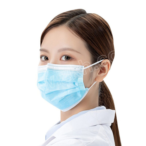 techgong天工一次性医用外科口罩灭菌平面式蓝色1支