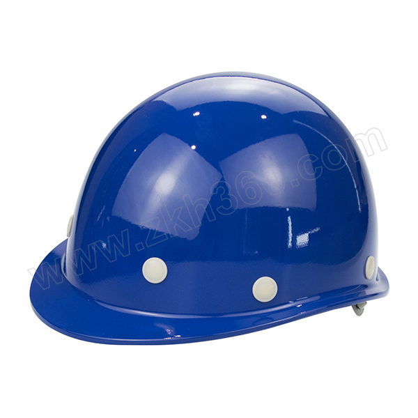 andanda/安丹达 玻璃钢安全帽 10148-水电五局(蓝色) 8点式一指键帽衬