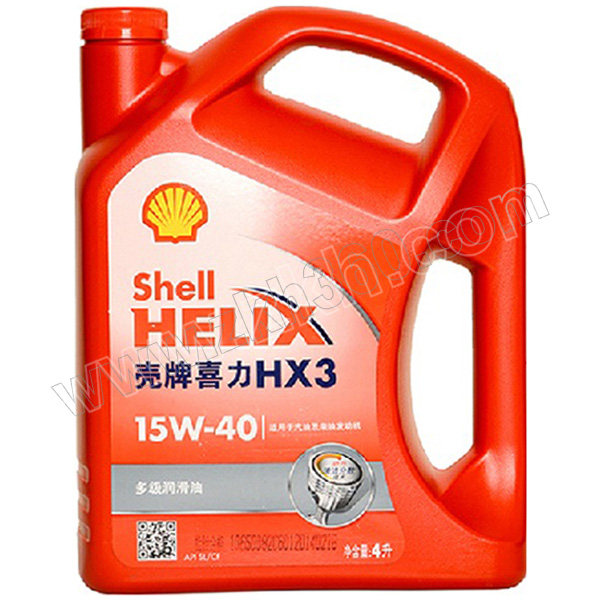 shell殼牌經濟型汽油機油helixhx315w404l4瓶1箱