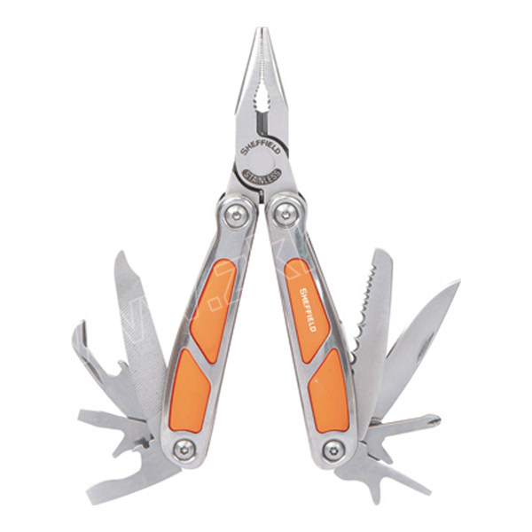 sheffield钢盾迷你不锈钢多用钳s04100113合11把