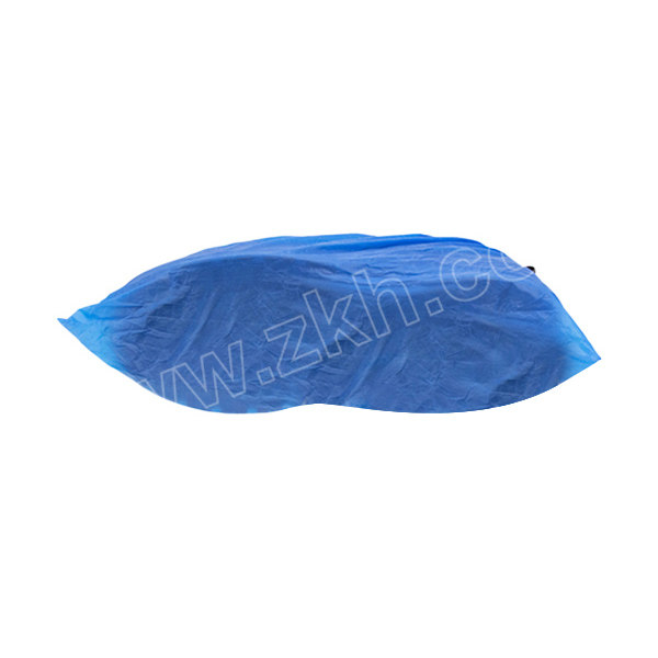 zkh震坤行cpe鞋套yt0005均码蓝色35g100只1袋