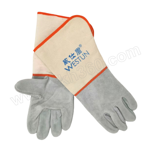 westun/威仕盾 帆布袖焊接手套 g-9534 均码 38cm 1副