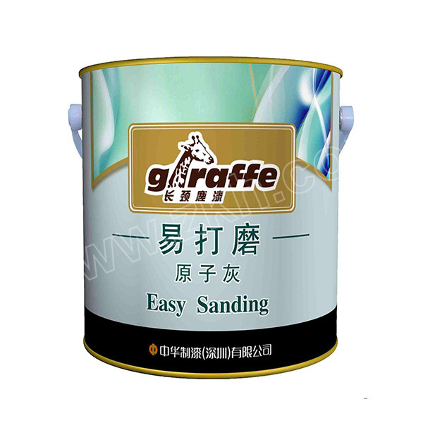 changjinglu长颈鹿原子灰易打磨3kg含硬化剂1桶