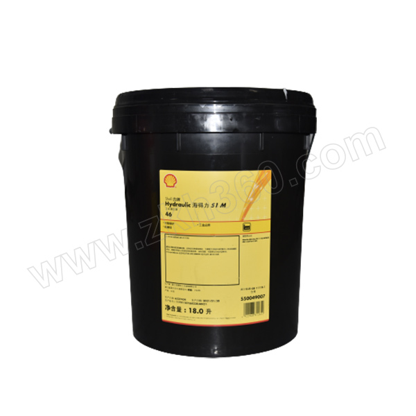 shell/壳牌 抗磨液压油 hydraulic-s1m46 18l 1桶