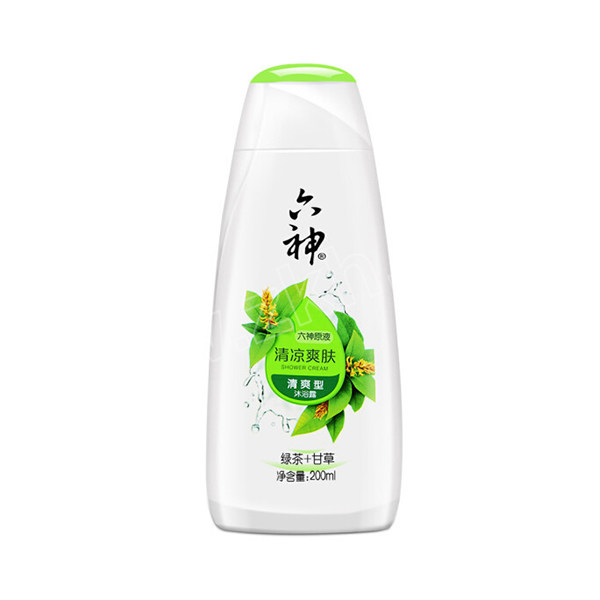 liushen六神清凉爽肤沐浴露6901294171206200ml1瓶