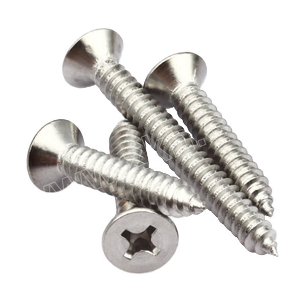 tong东明gb846十字槽沉头自攻螺钉h型不锈钢316a420h本色全牙