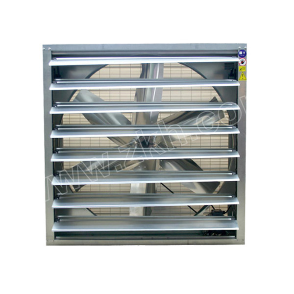 popula九洲普惠方形负压风扇c式jsii12c11kw380v带百叶窗型皮带传送铝