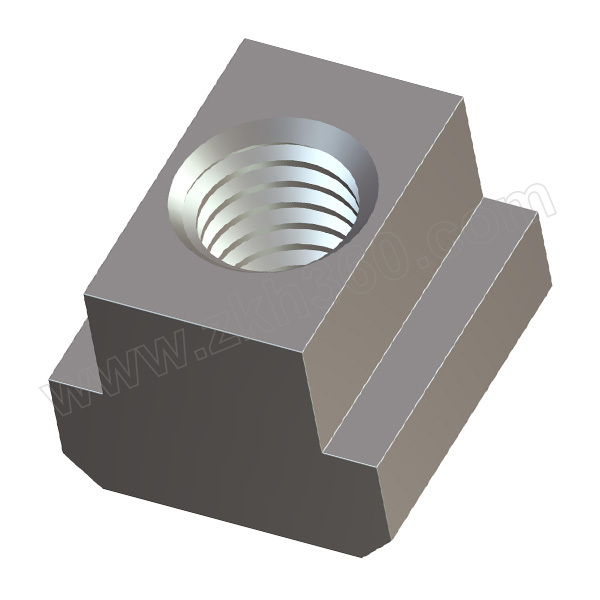 zkh/震坤行 din508 mf t型槽用螺母 碳钢 8级 发黑 m
