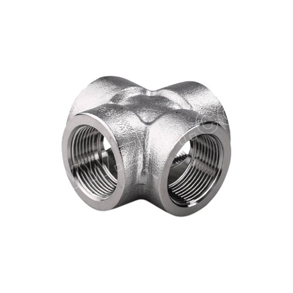 rg锐阁不锈钢f316l高压内丝四通112bspt3000lbdn40dn401只