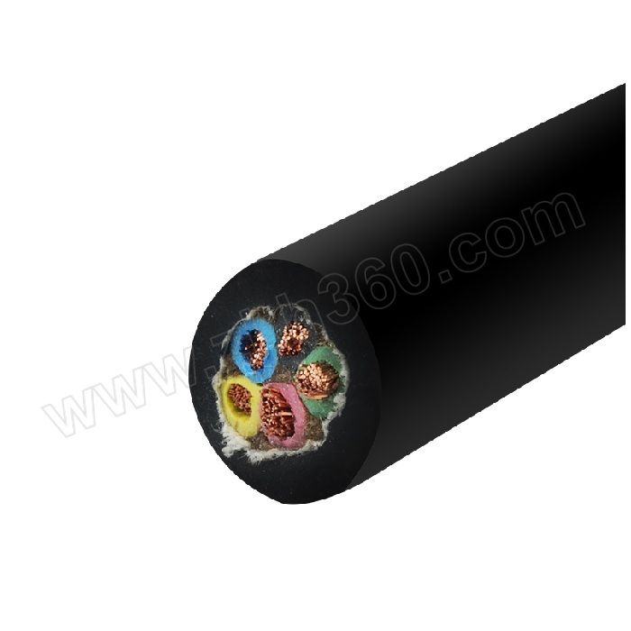 sydl/沈阳电缆 重型通用橡套电缆 yc-3×16 1×6 黑色 450v/750v 1米