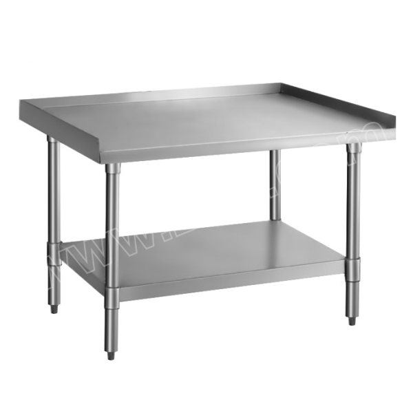 zt兆庭304不锈钢带挡边两层工作台rcstable08b型3041100700800mm1台
