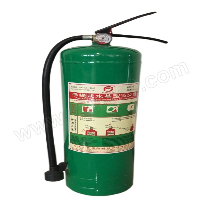 fujie/富捷 手提式水基型灭火器 mpz/9 9kg 1瓶