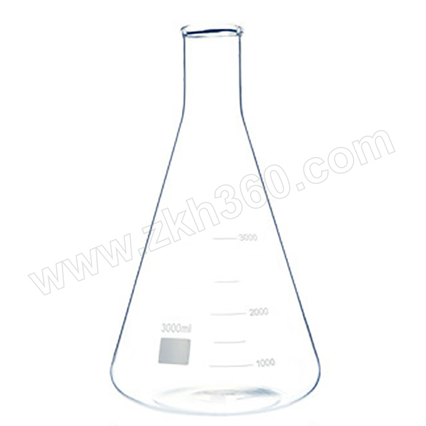 kenta/克恩达 细口玻璃锥形瓶 95117843 3000ml 4只 1箱