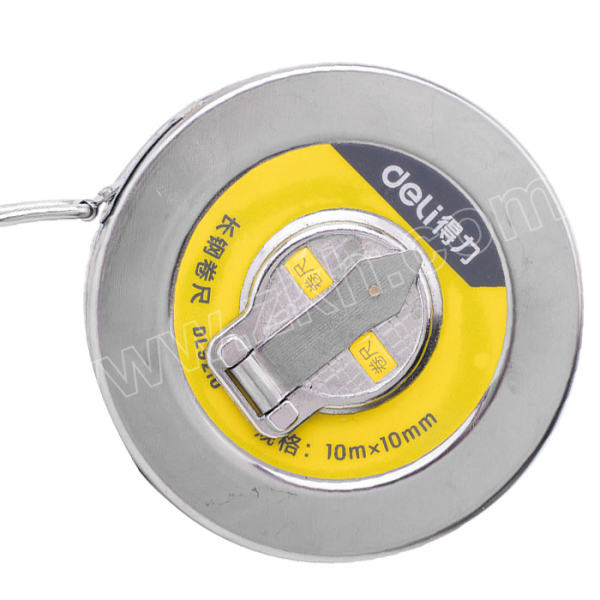 deli/得力 长钢卷尺 dl9210 10m×10mm 1把