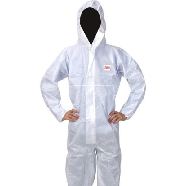 3m白色带帽连体防护服4515xl20件白色1箱
