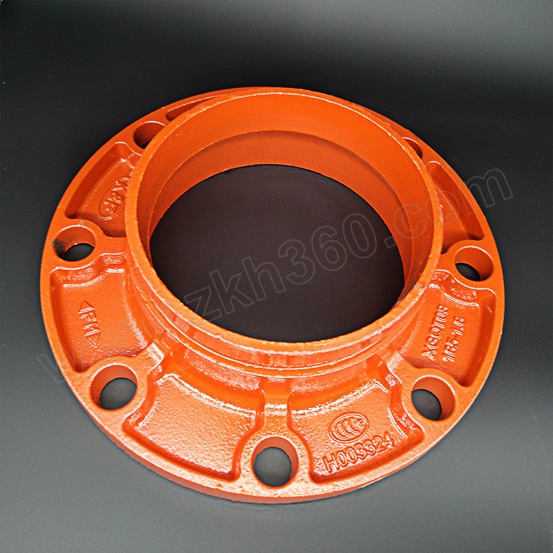 kf卡耐夫短管法兰xgqt08dn50球墨铸铁桔色16mpa1个