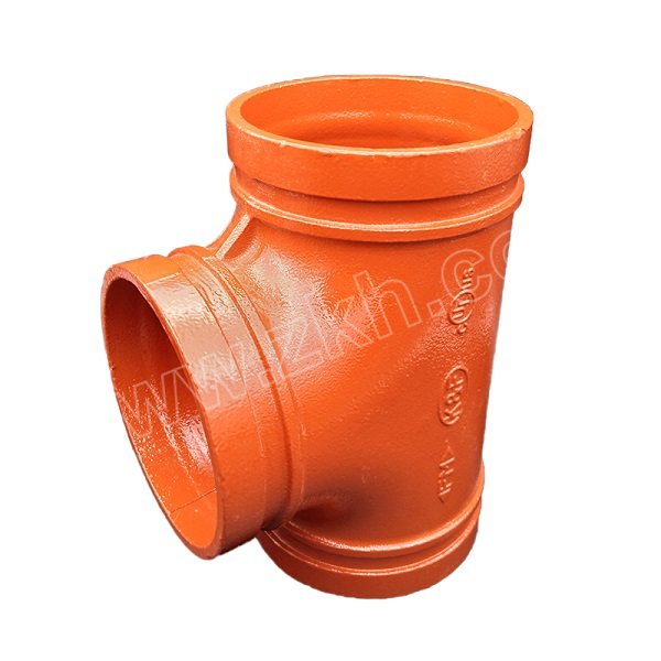 kf卡耐夫卡箍三通kgst165dn150球墨铸铁橘色4个1箱