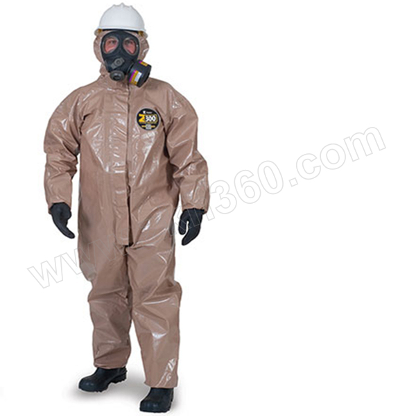 kappler开普乐zytron300系列二级化学防护服z3h571160码卡其色多层