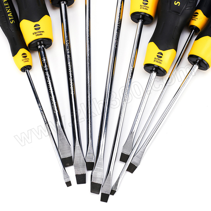 stanley史丹利一字螺丝刀stht651948hc65200mm1把