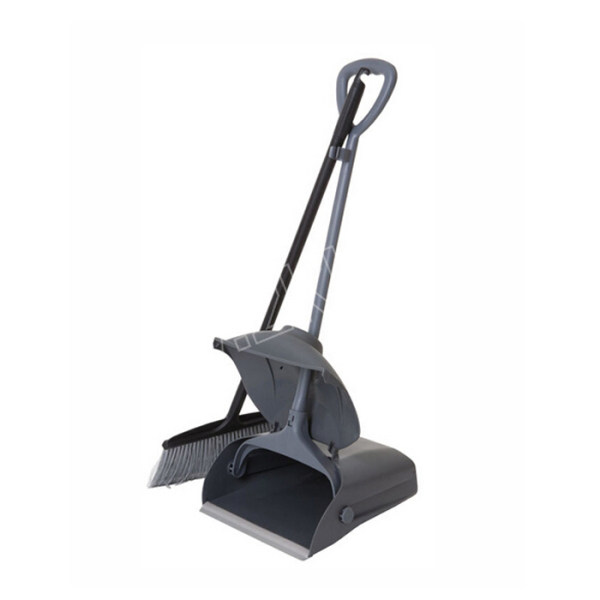 byqj白云清洁防风垃圾铲带扫把af10205a943212cm灰色1套