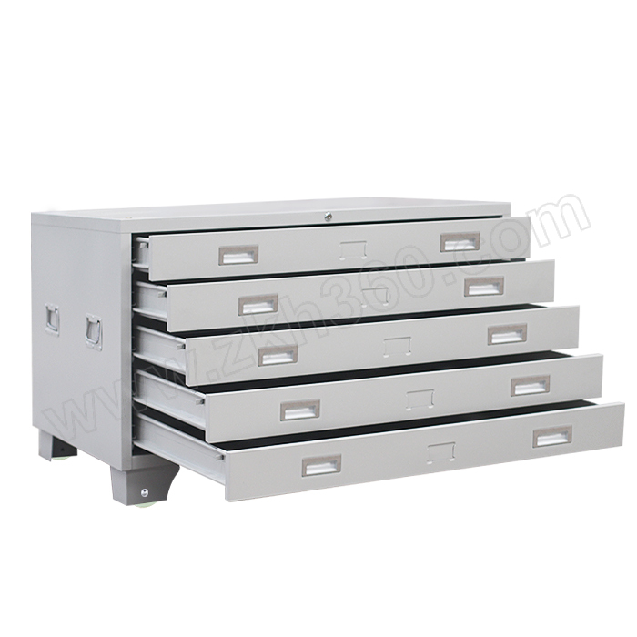 joyh/震海 灰白色0号带滚轮底图柜 尺寸1300×930×650mm 抽屉承重100