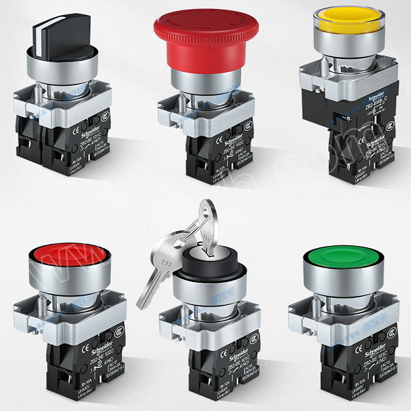 schneider施耐德电气急停按钮xb2bs642c安装直径22mm红色1个